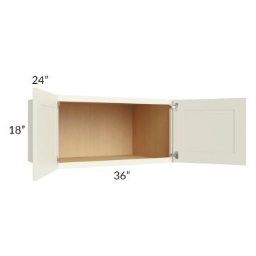 Linen Shaker 36x18x24 Wall Cabinet 