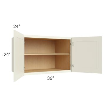 Linen Shaker 36x24x24 Wall Cabinet 