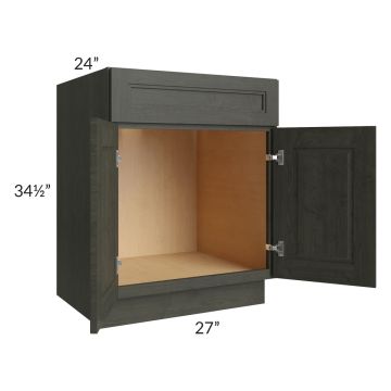 Charlotte Dark Grey 27" Sink Base Cabinet