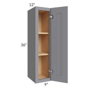 Grey Shaker 09x36 Wall Cabinet
