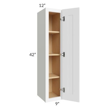 Brilliant White Shaker 09x42 Wall Cabinet