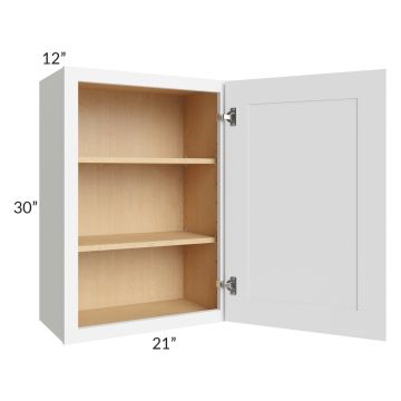 Brilliant White Shaker 21x30 Wall Cabinet