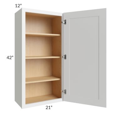 Belfast White 21x42Wall Cabinet