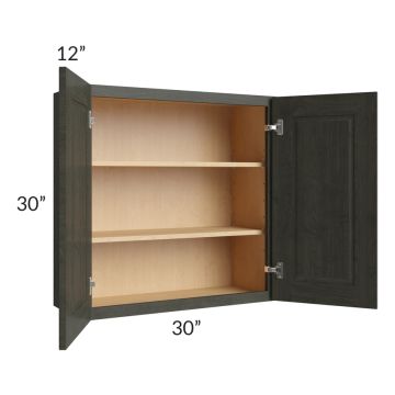 Charlotte Dark Grey 30x30 Wall Cabinet