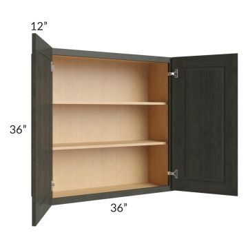Charlotte Dark Grey 36x36 Wall Cabinet