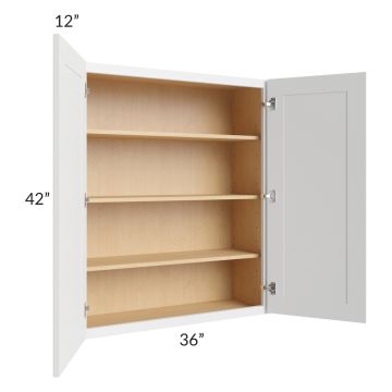Belfast White 36x42Wall Cabinet