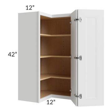 24x42 Square Corner Wall Cabinet