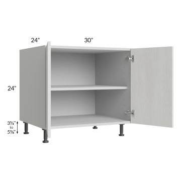 Milan Cream 30" 2-Door Range Top Base Cabinet