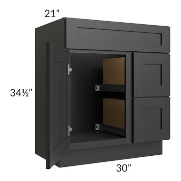 Artisan Black Shaker 30" Bathroom Vanity