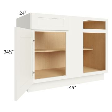 Linen Shaker 45" Blind Base Cabinet