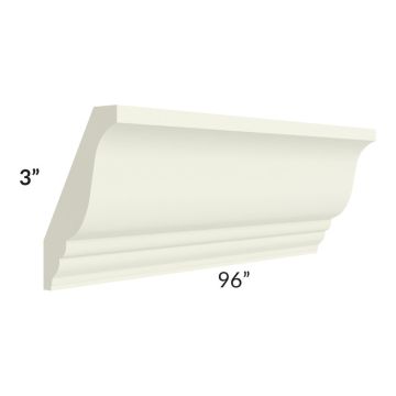 Linen Shaker 96" Crown Molding (3" Height)