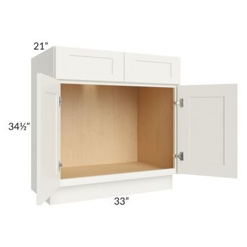 Linen Shaker 33" Vanity Base Cabinet