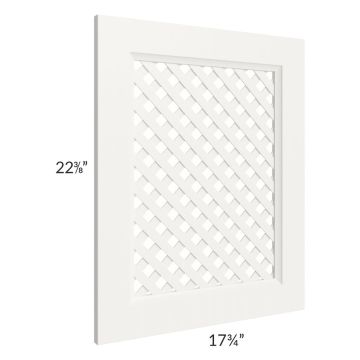 Signature Vanilla Glaze Lattice Doors for 36" Base or Sink Base Cabinet