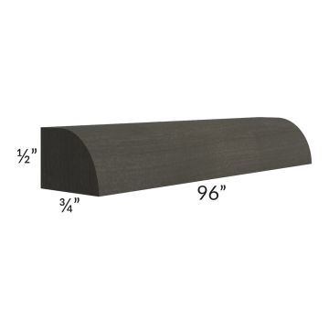 Charcoal Grey Shaker 96" Shoe Molding