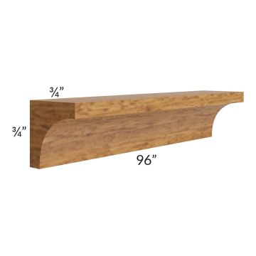 Portland Walnut 96" Inside Corner Molding