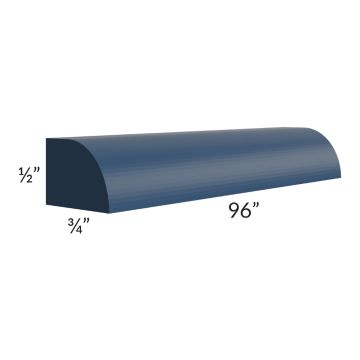Portland Navy Blue 96" Shoe Molding
