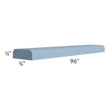Sky Blue Shaker 36x42 Moldings Only with Glass Included