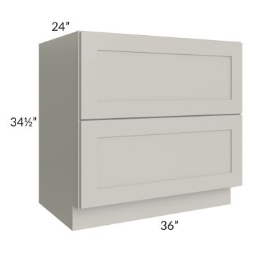 Stone Shaker 36" 2-Drawer Base Cabinet