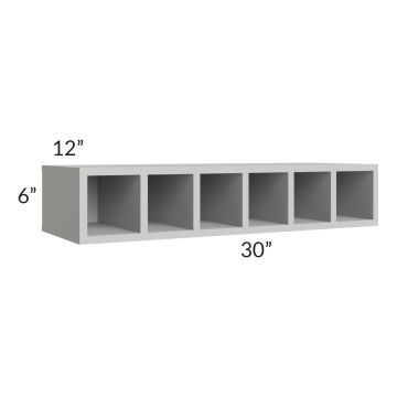 Stone Shaker 30x6 Wine Cubby Wall Cabinet
