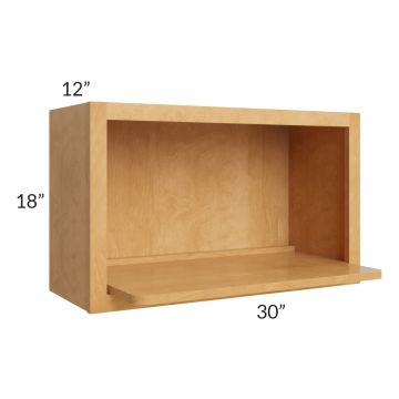 Madison Honey Shaker Wall Microwave Shelf Kit