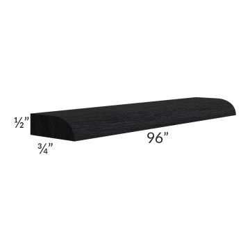 Township Rift Black Oak 8' Shoe Molding