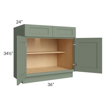 Madison Moss Shaker 36" Base Cabinet 