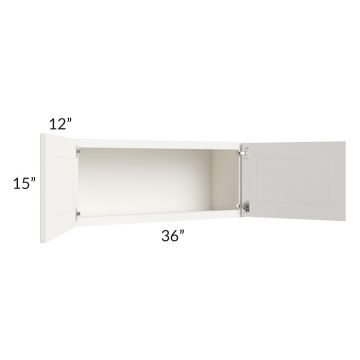 Lennox Frost 36x15 Wall Cabinet