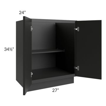 Lennox Ebony 27" Full Height Door Base Cabinet 