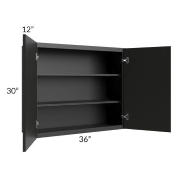 Lennox Ebony 36x30 Wall Cabinet