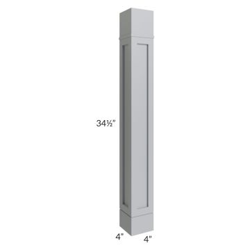 Asheville Grey Shaker 4x4 Shaker Decorative Post