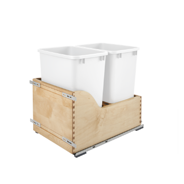 Trash Can Pullout for an 18" Base Cabinet (Cabinet Not Included)