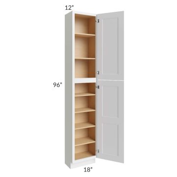 Union White 18x12x96 Pantry Cabinet 