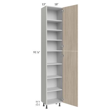 Milan Natural 18x13x96 Pantry Cabinet (13" depth)