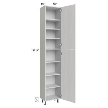 Milan Cream 18x13x96 Pantry Cabinet (13" depth)