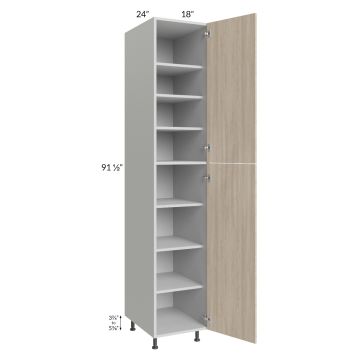 Milan Natural 18x24x96 Pantry Cabinet (24" depth)