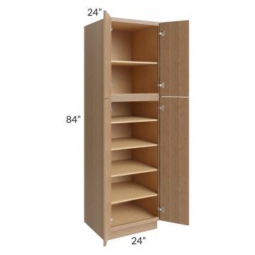 Vienna Rift Oak 24x24x84 Pantry Cabinet