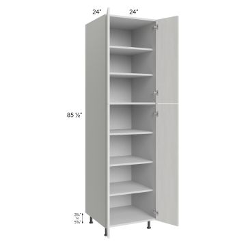 Milan Cream 24x24x90 Pantry Cabinet (4 doors, 24" depth)