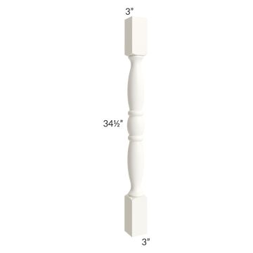 Signature Vanilla Decorative Leg with a Wall Filler