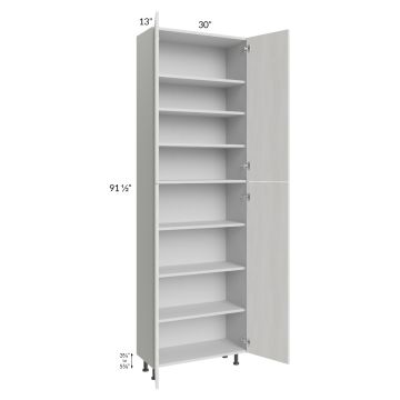 Milan Cream 30x13x96 Pantry Cabinet (13" depth)