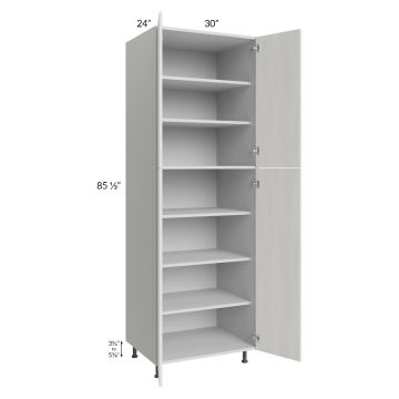 Milan Cream 30x24x90 Pantry Cabinet (24" depth)