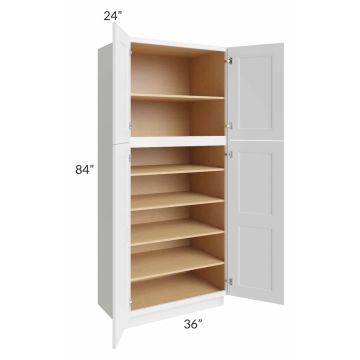 Union White 36x24x84 Pantry Cabinet