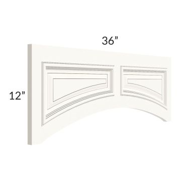 Signature Vanilla Glaze 36x12 Arched Valance