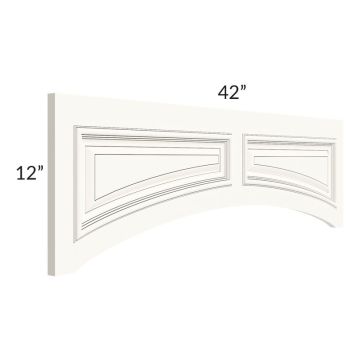 Signature Vanilla 42x12 Arched Valance