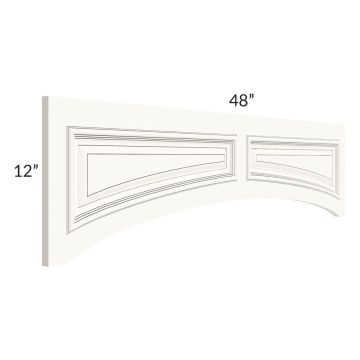 Signature Vanilla 48x12 Arched Valance