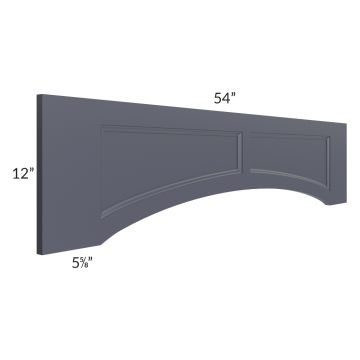 54" Arched Recessed Panel Valance (Trimmable)