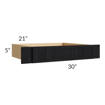 Township Rift Black Oak 30" Vanity Knee Drawer