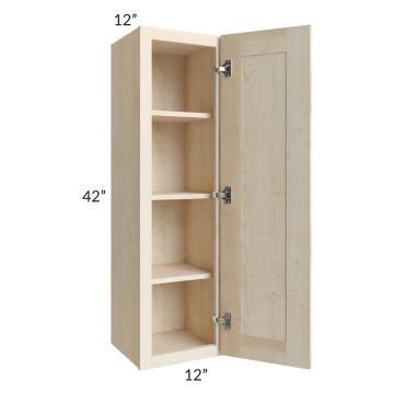 Unfinished Shaker 12x42 Wall Cabinet