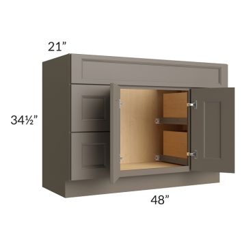 Tuscan Stone 48" Vanity Sink and Drawer Combo
