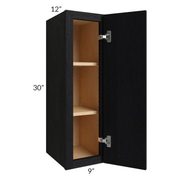 Township Rift Black Oak 09x30 Wall Cabinet