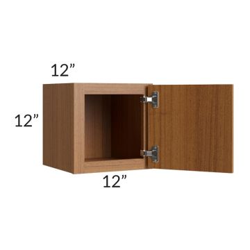 Portland Walnut 12x12 Wall Cabinet 